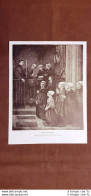Il Battesimo Quadro Di Alphonse Legros Stampa Del 1888 - Avant 1900