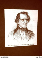 Compositore Giacomo Meyerbeer Vogelsdorf 5 Settembre 1791 – Parigi 2 Maggio 1864 - Before 1900