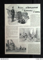 Scuola Di Applicazione Artiglieria E Genio - Scuola Di Metz Stampa Del 1903 - Altri & Non Classificati