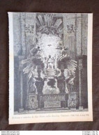 Tribuna E Cattedra Di San Pietro Basilica Vaticana Roma - Voor 1900