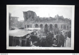 Dopo Il Terremoto Di Valparaiso, Cile: Il Teatro Della Vittoria Stampa Del 1906 - Other & Unclassified