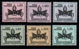 1968 - Vaticano S 25/S30 Stemma   ++++++++ - Postage Due