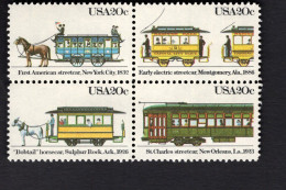 205222496 1983 SCOTT 2062A (XX) POSTFRIS MINT NEVER HINGED - STREETCARS - 2059 FIRST STAMP OF BLOCK - Neufs