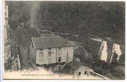 CPA 9 X 14  Isère  RIVES Les Cascades Et La Gorge D'Allivet    Carte Précurseur - Sonstige & Ohne Zuordnung