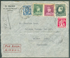 N°290A-323-324-339-426 - Affr. Combiné à 35Fr75 (dont 20Frs. GRAND MONTENEZ) Obl. Sc ANTWERPEN 3 Sur Lettre Par Avion (E - 1929-1941 Groot Montenez