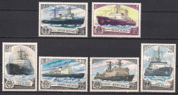 Russia USSR 1978 Soviet Ice Breakers. Mi 4804-09 - Unused Stamps