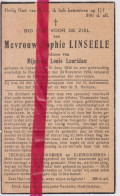 Devotie Doodsprentje Overlijden - Sophie Linseele Wed Louis Leuridan - Leisele 1844 - Oostvleteren 1934 - Todesanzeige
