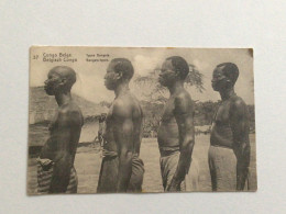 Carte Postale Ancienne (1914) Congo Belge Types Bangala - Belgisch Congo Bangala-typen - Belgisch-Congo