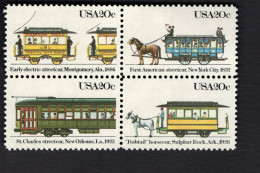 2029955714 1983 SCOTT 2062A (XX) POSTFRIS MINT NEVER HINGED - STREETCARS - 2060 FIRST STAMP OF BLOCK - Ungebraucht