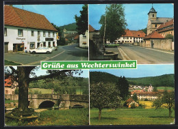 AK Wechterswinkel, Gasthaus Und Metzgerei Klosterschänke, Brücke, Ortspartie  - Other & Unclassified