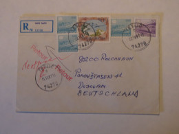 YUGOSLAVIA REGISTERED COVER TO GERMANY 1987 - Otros & Sin Clasificación