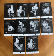 Tour De France Cyclisme 10 Cartes Série Spéciale Noir Et Blanc FDJ - Cyclisme