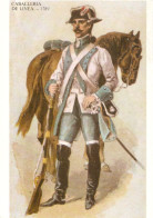 "Horse. Portuguese Army 1789. Caballeria De Línea"" Modern Spanish, Artist Drawn, Postcard - Régiments