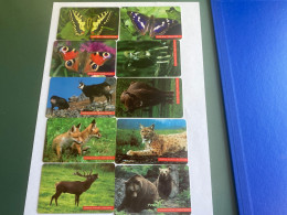 - 3 - Slovakia 10 Different Phonecards With Animal - Eslovaquia