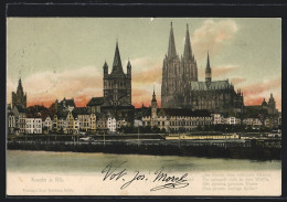 AK Köln, Rhein Vor Dem Dom  - Köln