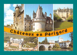 24 Chateaux En Périgord Hautefort Bourdeilles Puyguilhem Jumilhac Le Grand ( Multivues ) - Autres & Non Classés