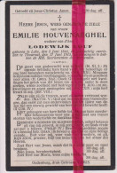 Devotie Doodsprentje Overlijden - Emilie Houvenaeghel Wed Lodewijk Louf - Leke 1844 - Torhout 1913 - Décès