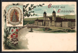 Lithographie Einsiedeln, Gnadenkapelle Mit Gnadenmutter  - Einsiedeln