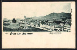 AK Appenzell, Weissbadstrasse Mit Umgebung  - Weissbad 