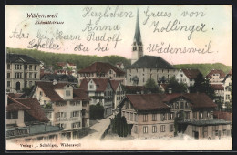 AK Wädenswil, Eidmattstrasse Mit Kirche  - Autres & Non Classés