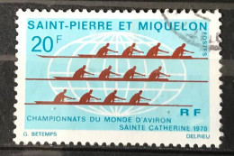 Timbre Oblitéré Saint Pierre Et Miquelon 1970 Yt N° 406 - Usados