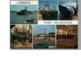 LORIENT 56 - Port De Guerre Grand Port De Pêche De Commerce Et De Plaisance Bateau Poisson Pêcheur Carte Vierge - Lorient