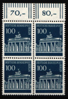 Berlin 290 Postfrisch Als Viererblock, Waagerechte Paare, Oberrand #JM683 - Autres & Non Classés