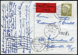 Bundesrepublik Deutschland, 1956, 191 EF, Brief - Autres & Non Classés
