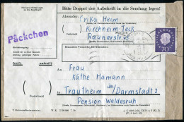 Bundesrepublik Deutschland, 1960, 306 EF , 304 (3), Brief - Otros & Sin Clasificación