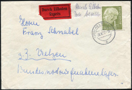 Bundesrepublik Deutschland, 1957, 194 EF, 189 (2), Brief - Sonstige & Ohne Zuordnung
