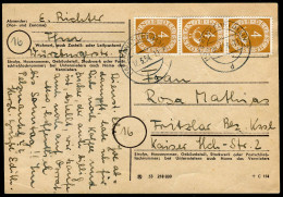 Bundesrepublik Deutschland, 1953, 124 + 126, 124(3), Brief - Andere & Zonder Classificatie