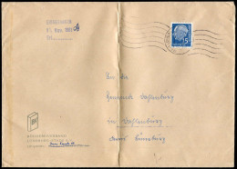 Bundesrepublik Deutschland, 1961, 184 EF, Brief - Otros & Sin Clasificación