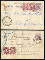 Berlin, 1886, P 12/02 + 41(2), Brief - Andere & Zonder Classificatie