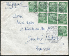 Bundesrepublik Deutschland, 1955, 183 (8),185 (4),188 (2), Brief - Otros & Sin Clasificación