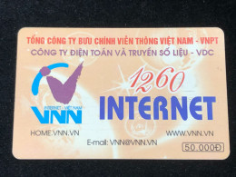 Vietnam This Is A Vietnamese Cardphone Card From 2001 And 2005(1260- 50 000dong)-1pcs - Viêt-Nam