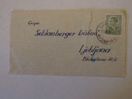 YUGOSLAVIA COVER TO SLOVENIA - Other & Unclassified