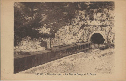 CPA13- CASSIS- La Voie De Garage Et Le Buttoir- 2 Décembre 1920 - Cassis