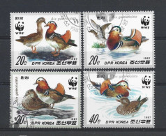 Korea 1987 WWF Ducks  Y.T. 1912/1915 (0) - Korea (Noord)