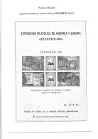PRUEBAS ESPAÑA - Cartas & Documentos