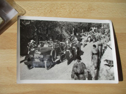 GENERAL PELLEGRIN LOT DE 4 PHOTO DECES CONVOI FUNERAIRE  CHAPELLE ARDENTE - Guerre, Militaire