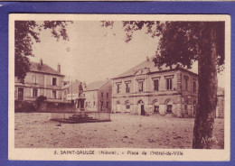 58 - SAINT SAULGES - PLACE De L'HOTEL De VILLE - - Other & Unclassified