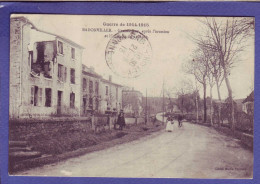 54 - GUERRE 14/18 - BADONVILLER - GRANDE RUE - APRES L'INCENDIE Du  12 AOUT - ANIMEE - - Other & Unclassified