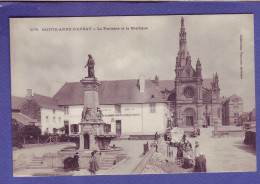 56 - SAINTE ANNE D'AURAY - FONTAINE Et La BASILIQUE - ANIMÉE - - Sainte Anne D'Auray