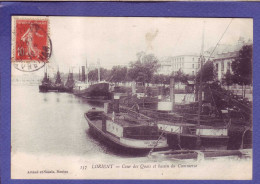 56 - LORIENT - COUR Des QUAIS Et BASSIN Du COMMERCE - BATEAUX à QUAI -  - Lorient