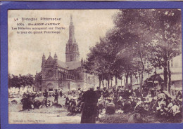 56 - SAINTE ANNE D'AURAY - PELERINS MANGEANT Sur L'HERBE - JOUR De PELERINAGE - ANIMEE - - Sainte Anne D'Auray