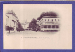 65 - BAGNERE De BIGORRE - PLACE Des THERMES - ANIMEE - - Bagneres De Bigorre