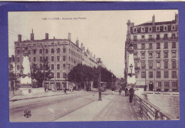 69 - LYON - AVENUE Des PONTS - ANIMÉE - TRAMWAYS -  - Lyon 7