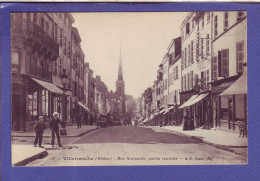 69 - VILLEFRANCHE - RUE NATIONALE - ANIMÉE - - Villefranche-sur-Saone