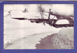 73 - COL Des ARAVIS - ROUTE En HIVER - DESCENTE De La GIETTAZ -  - Autres & Non Classés