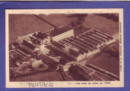 64 - PONTACQ - FABRIQUE De CHAUSSURES - VUE D'AVION En 1933 -  - Pontacq